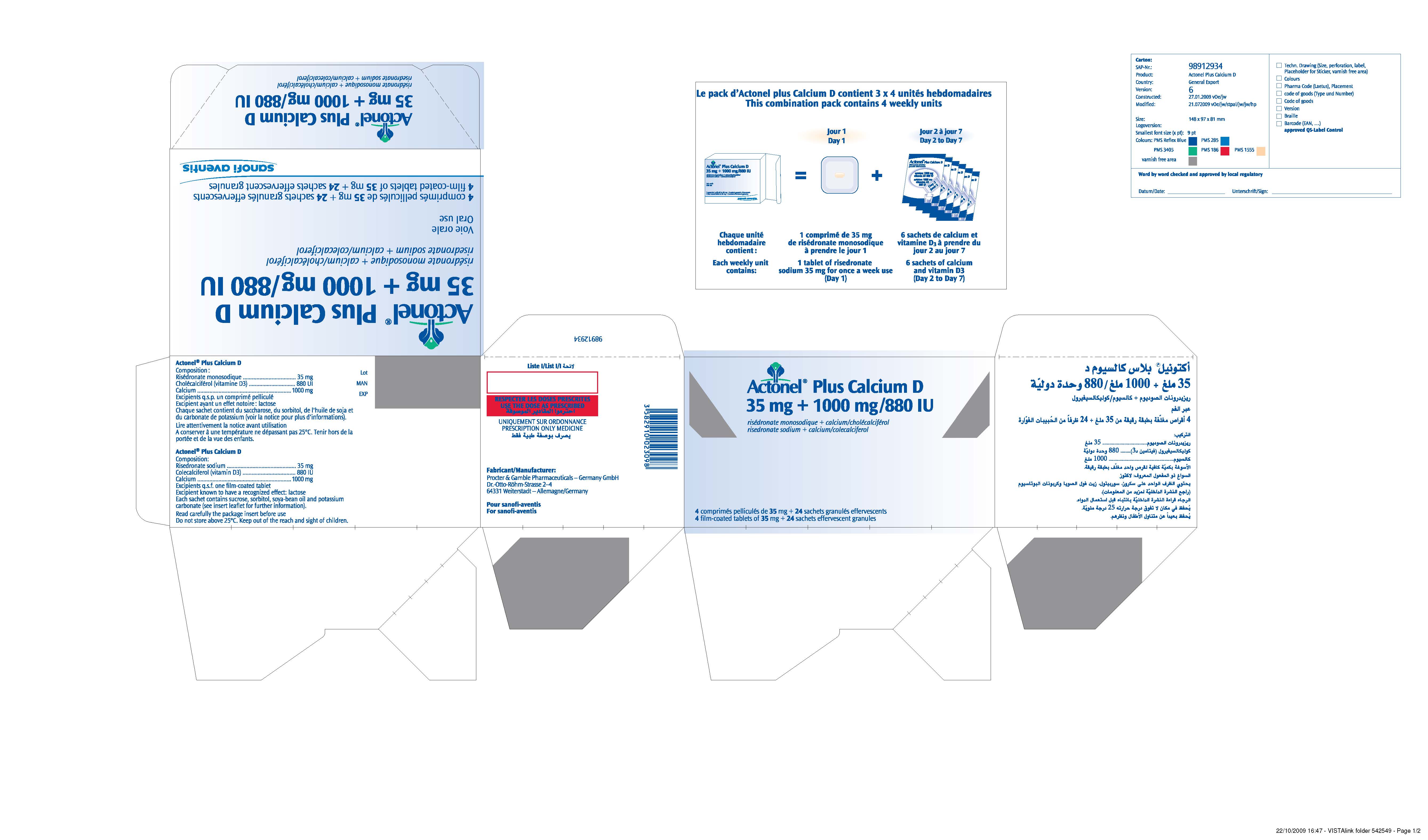 Actonel Plus Calcium D°